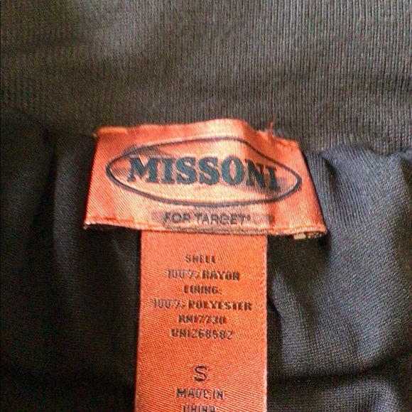 Missoni for target chevron pattern elastic waist slim maxi skirt size small - Picture 3 of 4